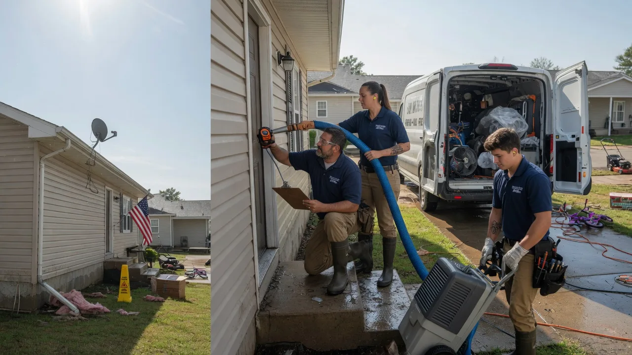 Ceiling Water Damage Restoration in Eola, TX near me